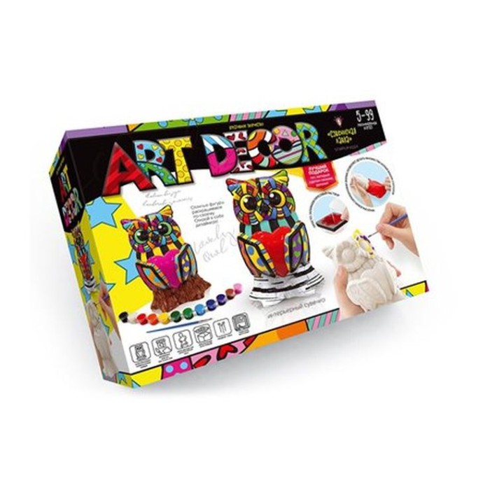 Набір для творчості «ART-DECOR», в асортименті, у кробц 26х7х19 см, ТМ Данко Тойс