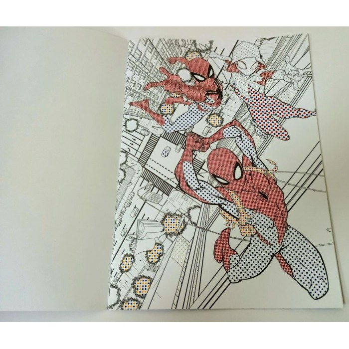 Водна розмальовка «Marvel Spiderman» А4 на 6 аркушів з м`якою обкладинкою, ТМ YES