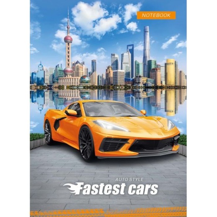 Блокнот «CARS» А6 на 176 аркушів у клітинку з ламінованою обкладинкою, в асортименті, ТМ Рюкзачок