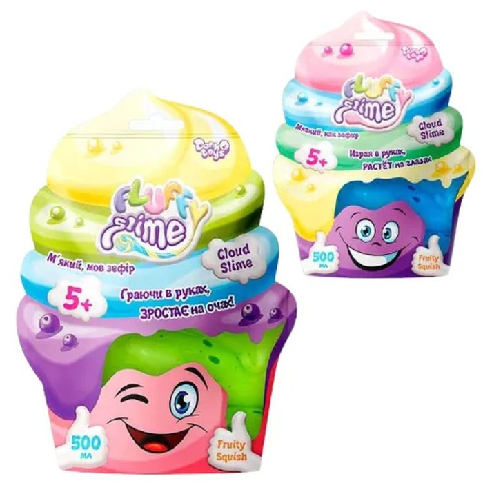 Слайм «Fluffy Slime» у пакеті по 500 г, ТМ Данко Тойс