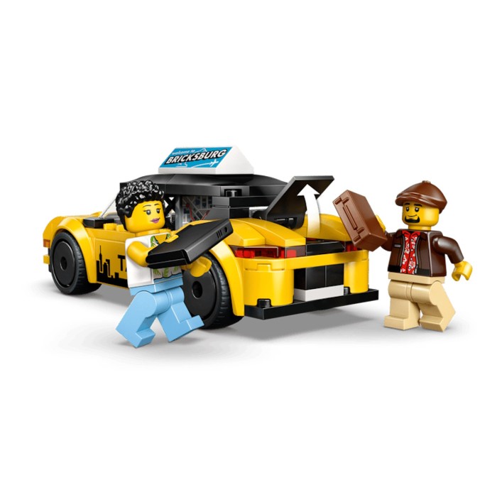 Конструктор «Жовте таксі» на 122 деталі, у коробці 19х5х14 см, ТМ Lego