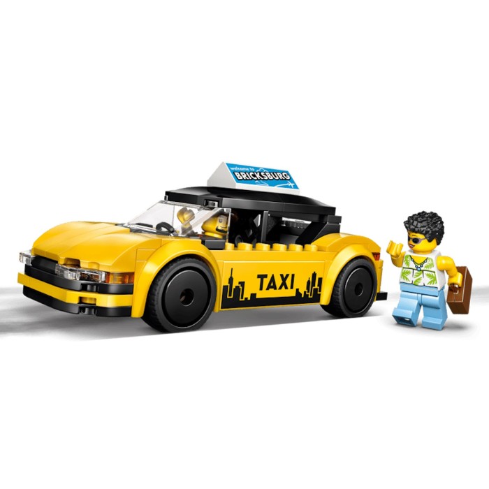 Конструктор «Жовте таксі» на 122 деталі, у коробці 19х5х14 см, ТМ Lego