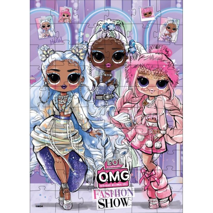 Пазли «L.O.L. Surprise! O.M.G. Fashion Show» на 60 елементів, ТМ Ідейка