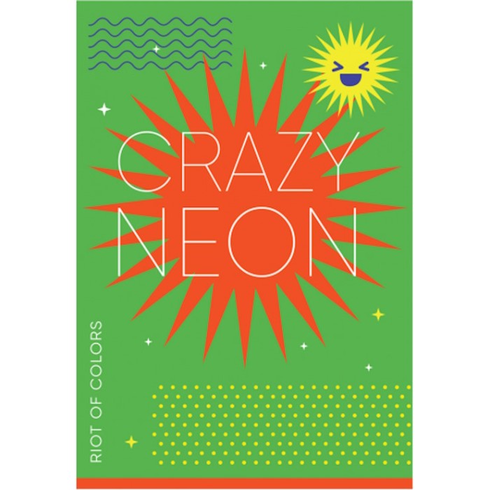Блокнот «CREAZY NEON» А6 на 32 аркуші у клітинку на скобі з м'якою обкладинкою, в асортименті, ТМ Рюкзачок