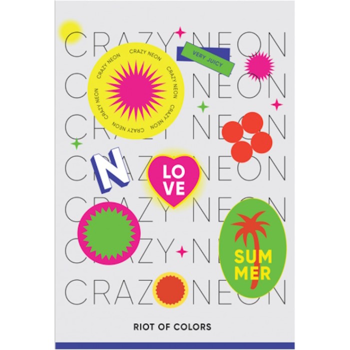 Блокнот «CREAZY NEON» А6 на 32 аркуші у клітинку на скобі з м'якою обкладинкою, в асортименті, ТМ Рюкзачок