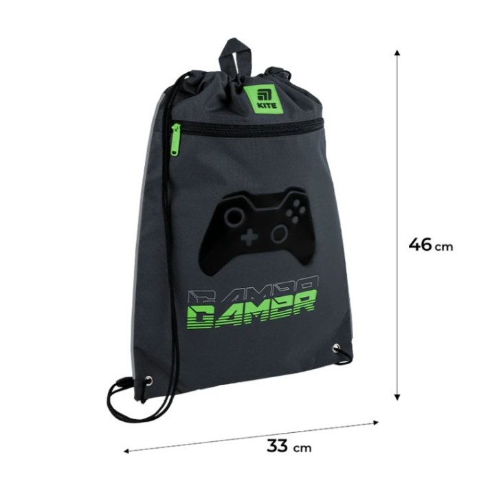 Сумка для взуття «Gamer» 46х33 см, 601M, ТМ Kite
