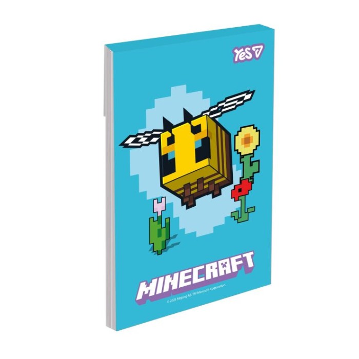 Блокнот «Minecraft.Spring» А7 на 48 аркушів у клітинку, в асотименті, ТМ Yes