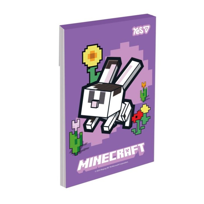 Блокнот «Minecraft.Spring» А7 на 48 аркушів у клітинку, в асотименті, ТМ Yes