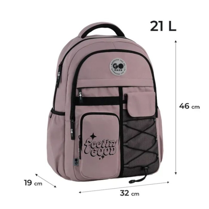 Рюкзак 46х32х19 см рожевий, 184, GoPack Education Teens