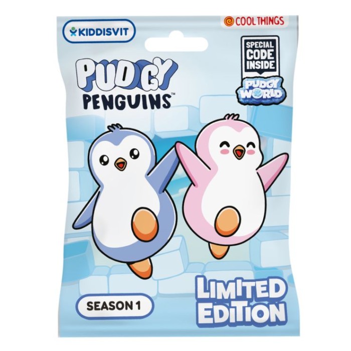 Іграшка-сюрприз COOL THINGS «Pudgy Penguins. Пригоди пінгвіна Пакса» 5,5 см, в асортименті, у пакеті