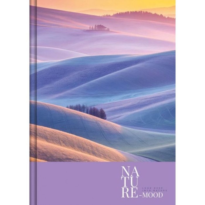 Канцелярська книга «Природа» на 192 аркуші у клітинку з ламінованою обкладинкою, в асортименті, ТМ Рюкзачок