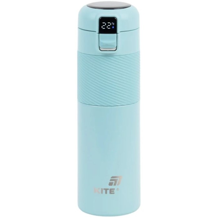 Термос з термодатчиком 450 мл, м'ятний, TM Kite