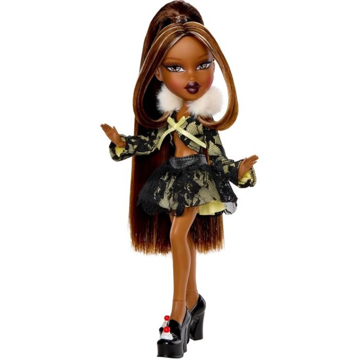 Ігровий набір з лялькою BRATZ «Stylin' Birthday. Саша» 27 см з аксесуарами та футболкою для дівчинки, у коробці 23х6х29 см