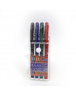 Набір гелевих ручок 4 кольори, кольоровий корпус, J. Otten, IMG2398
