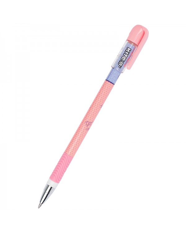 Ручка «Cat», пиши - стирай, гелева, синя , TM KITE