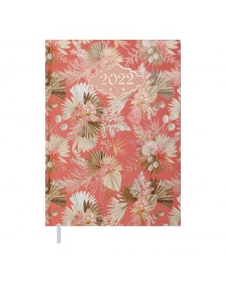 Ежедневник датированный 2022 год, А5 «BLOSSOM» персиковый