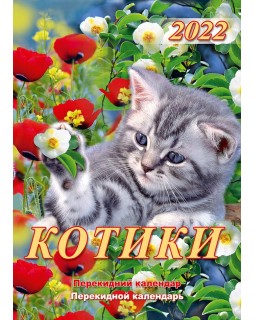 Календарь на пружине А3 «Котики»