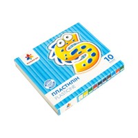 Пластилін восковий «Малюки» на 10 кольорів, 120 г, ТМ Гамма-Н