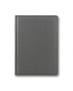 Щоденник недатований А5, 168 арк., 142 х 203 «Cambric» сірий, заокруглені кути
