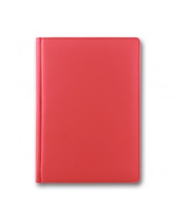 Ежедневник датированный А5, 168 л., 142 х 203 мм «Vienna» красный, закругленные углы