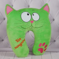 М`яка іграшка-подушка «Кіт-мандрівник» 36 см, в асортименті, ПП Копиця