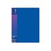 Папка пластикова, А4, з 10 файлами, синя, ТМ Economix