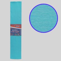 Гофро-папір 110 %, 50х200 см, 50 гр/м2, небесний, TM J.Otten