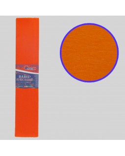 Гофро-бумага 110%, 50 х 200 см, 50 гр/м2, оранжевая, TM J.Otten