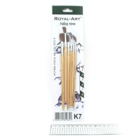 Набір пензликів поні круглих № 1, 2, 3, 4, 5, 6, ТМ J. Otten