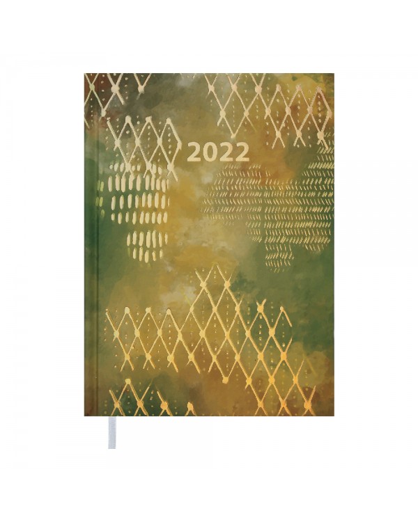 Щоденник датований 2022 рік, А5 «ONLY» зелений