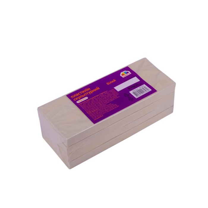 Пластилін скульптурний «Творчість» білий 400 г, ТМ Гамма-Н