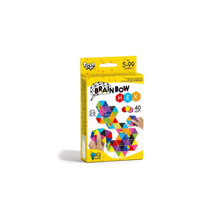 Гра настільна розважальна «Brainbow HEX» ТМ Данко Тойс