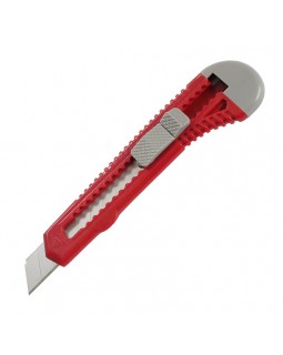 Нож канцелярский, ширина лезвия 18 мм, механический фиксатор, TM Axent