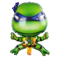 Кульки фольговані «Черепашка - Ніндзя Леонардо» 45х64 см