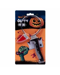 Обруч на Хэллоуин «Fun нож в голове» ТМ Yes