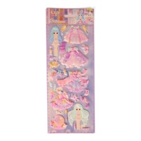 Наліпки «Одягни ляльку», 11х27 см, ПВХ, TM Leader