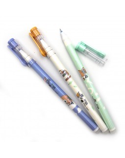 Ручка пиши - стирай детская, гелевая, синяя «Funny» 0,38 мм, в ассортименте