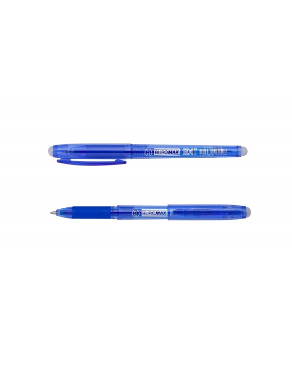 Ручка «Edit», пиши – стирай, гелевая, синяя, 0,7 мм, TM Buromax