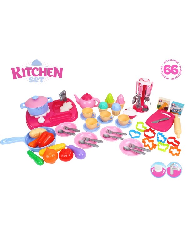 Набір «Кухня» з набором посуду, 66 елементів,ТМ Технок