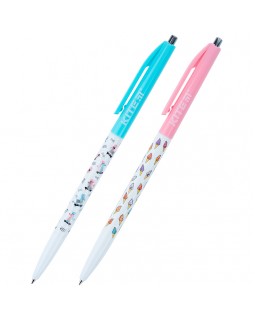 Ручка шариковая, автоматическая, синяя «Cute»