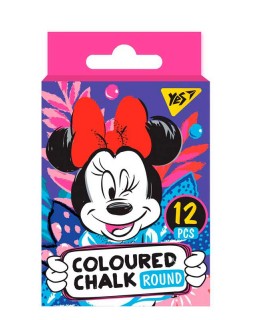 Мел «Minnie Mouse», цветной, круглый, 12 шт., ТМ YES