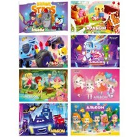 Альбом А4 12 аркушів 120 г/м2 з перфорацією на скобі, TM Fresh