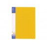 Папка з боковим притиском Clip B, А4, light, з двома кишенями, жовта, ТМ Economix