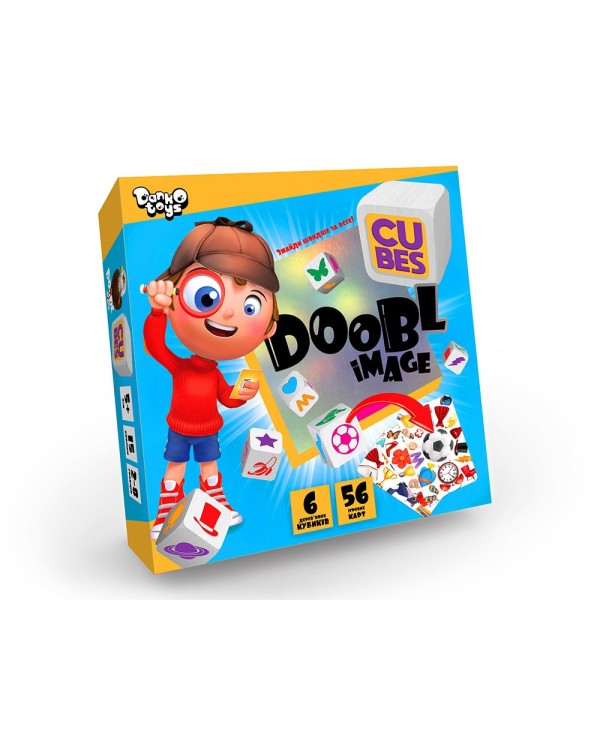 Гра настільна «Doobl Image Cubes» розважальна, у коробці 18х18х4 см, ТМ Данко Тойс