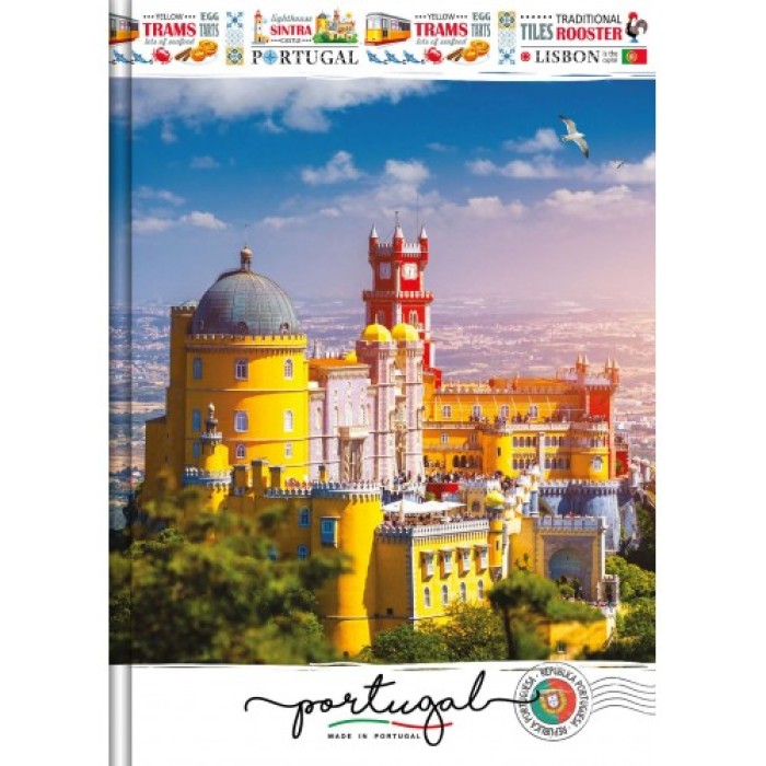 Блокнот «Міста» А6 на 48 аркушів у клітинку з твердою ламінованою обкладинкою, в асортименті, ТМ Рюкзачок