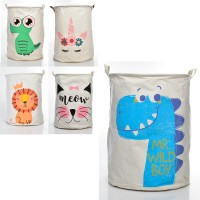 Кошик для іграшок 40х40х50 см з 2 ручка, в асортименті, у пакеті 41х42х2 см