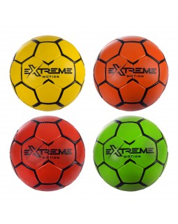 М`яч футбольный «Extreme Motion» №5, MICRO FIBER JAPANESE, 435 г, камера PU, ручний пошив, в асортим