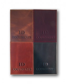 Обложка на ID Documents из кожи 140х95 мм