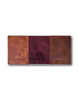 Обложка на ID Passport из кожи 140х95 мм