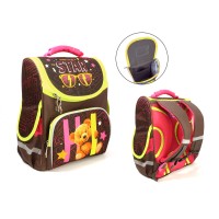 Ранець-короб «Плюшевий ведмедик», ортопедичний, 34х26х15 см, ТМ Space